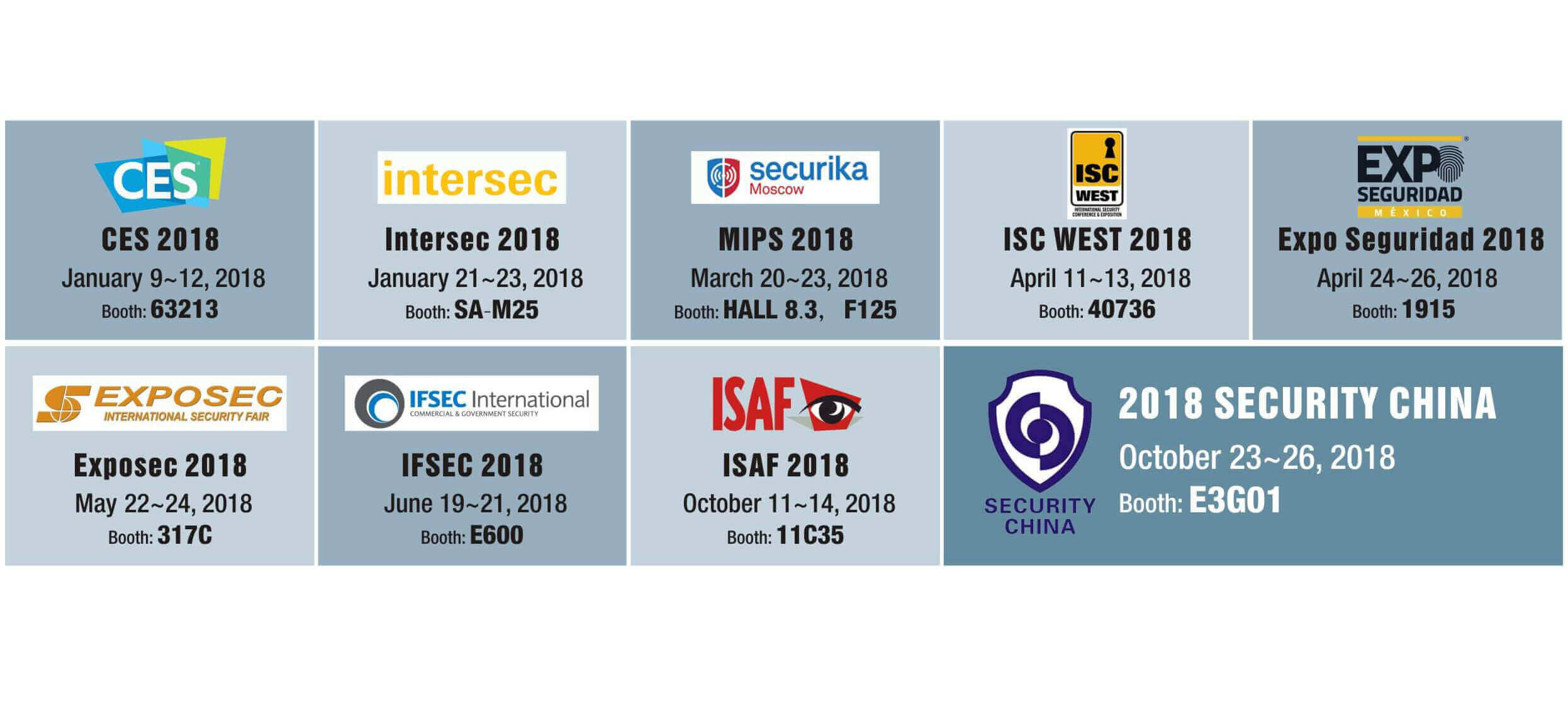 UTEPO Global Exhibition Planning for 2018